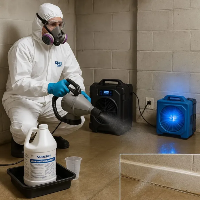 Sanitization and Odor Removal process in Hollins, VA