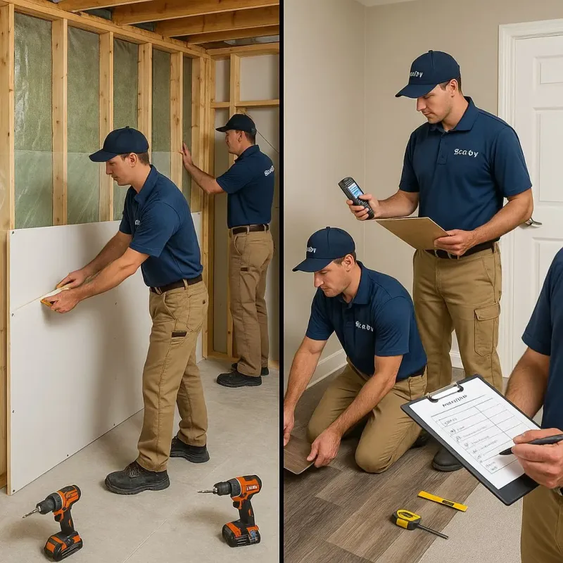 Repairs and Reconstruction process in Hollins, VA
